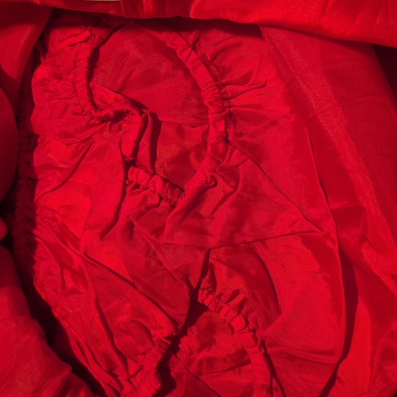 Gymboree girls size 2T red tulle Dressed Up line party dress & diaper cover NWOT - Picture 7 of 7